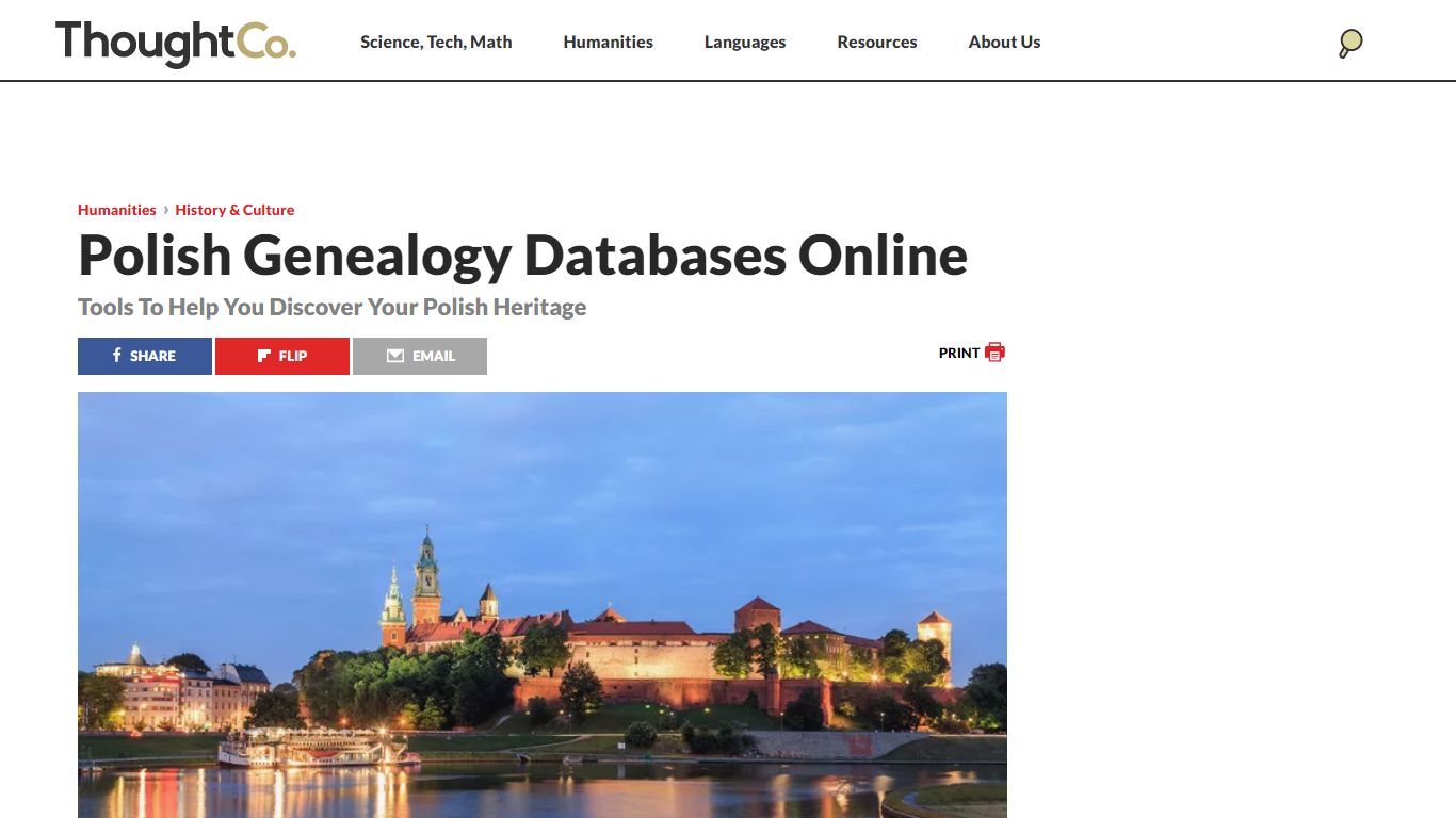 Polish Genealogy Databases Online - ThoughtCo